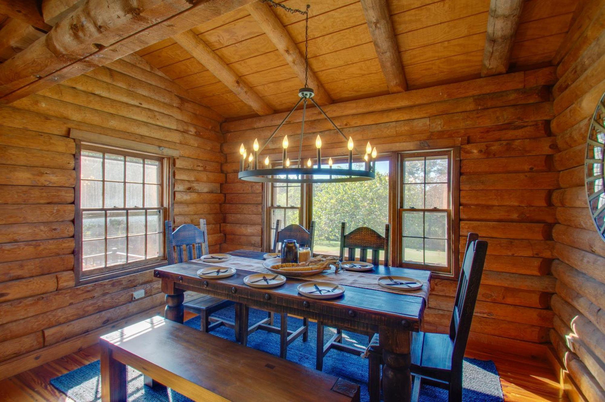 Cozy Log Cabin Getaway With Fire Pit And 3 Acres! Ruckersville Exterior photo